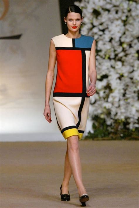 mondrian dresses by yves saint laurent